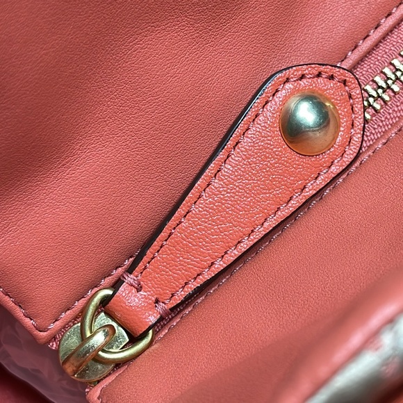 HTF COACH ASHLEY DOTTED OP ART SHOULDER TOTE - Picture 10 of 16